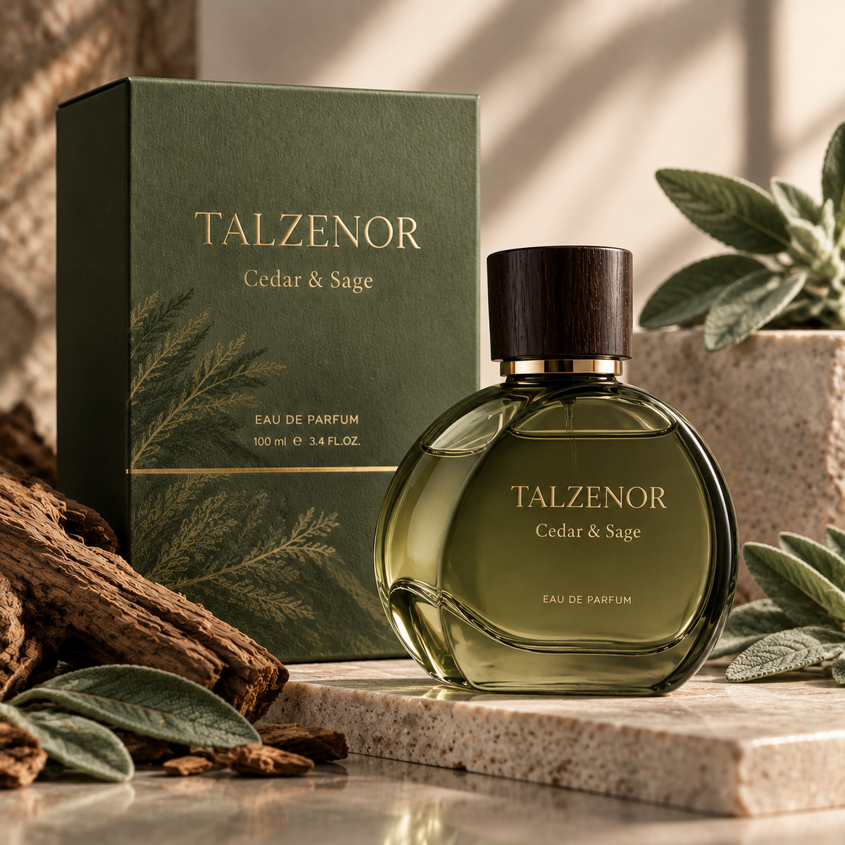 TALZENOR Cedar & Sage Eau de Parfum