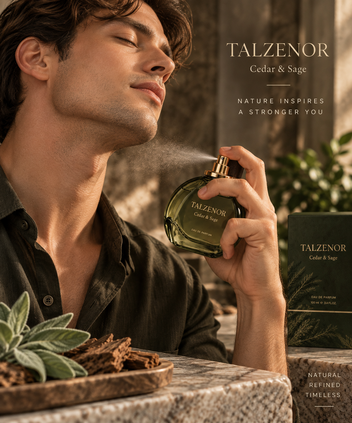 TALZENOR Cedar & Sage Eau de Parfum