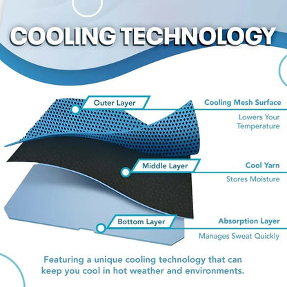 ⏰Summer Sale Buy 1 Get 1 Free❄💦Cold Sweat Towel You Can Use Anywhere, Anytime! Reusable Soft Absorbent Cooling Portable