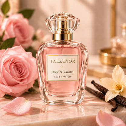 TALZENOR Rose & Vanilla Eau de Parfum