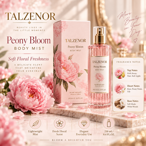 TALZENOR Peony Bloom Body Mist